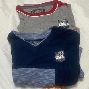 Lot of two! Men's short Sleeve Tees with pocket both size medium